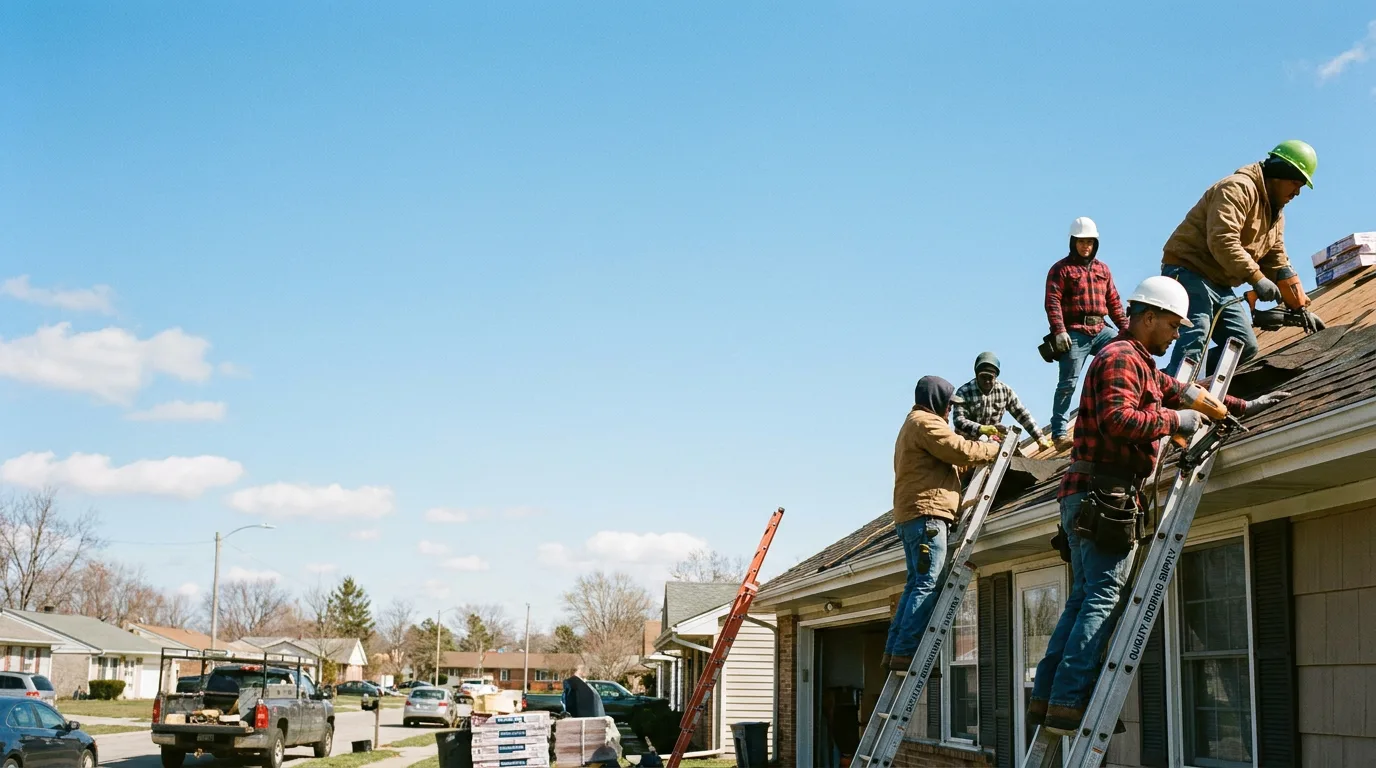 Roofing in Warrensburg, IL near me